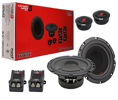 #ad Cerwin Vega H765C 400W 6 1 2quot; 2 Way HED Series Component Car Speakers $69.94