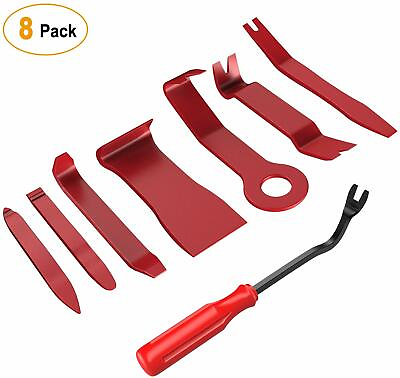 #ad GOOACC 8PCS Auto Trim Fastener Removal Tool Kit No Scratch Pry Tool Kit for Car $7.99