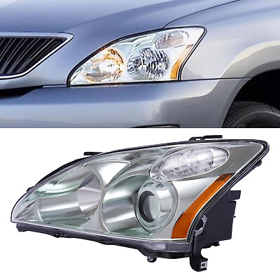 #ad For 04 09 Lexus RX330 RX350 RX400h Headlight HID Halogen Headlamp Left Side USA $103.95