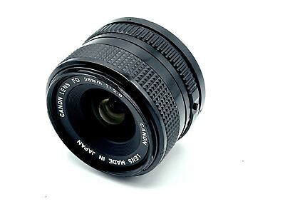 #ad #ad Canon 28mm f 2.8 Bayonet nFD FD Mount Manual Focus Lens Very Nice $98.28