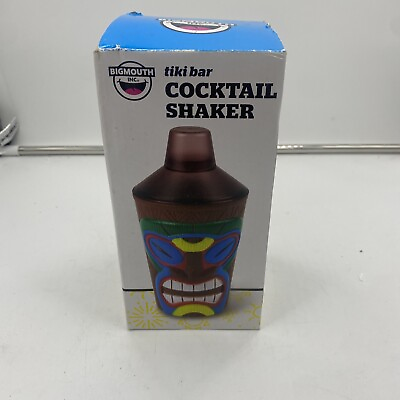 #ad Tiki Bar Drink Mixer Strainer Martini Club Cocktail Shaker Tropical Party 20 oz $15.99