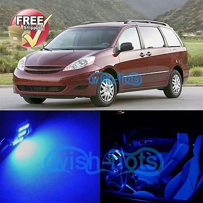 #ad Bright Blue LED Interior Lights Package 11Pcs Kit For 2004 2010 Toyota Sienna $11.15