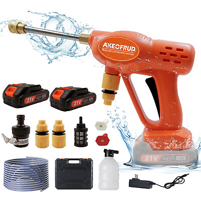 #ad Cordless Electric High Pressure Water Spray Car Gun Portable Washer Cleaner Tool $27.29