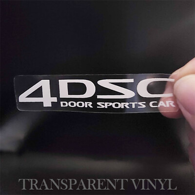 #ad 4DSC DECALS Fits NISSAN MAXIMA Pair of Window STICKERS 4 Door Sports Car $4.69