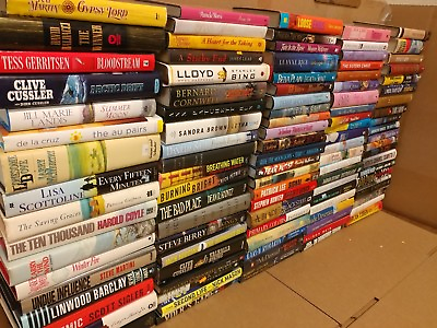 #ad Lot of 10 Pounds Hardcover INSTANT COLLECTION GENERAL FICTION Book MIX GENRE SET $24.95