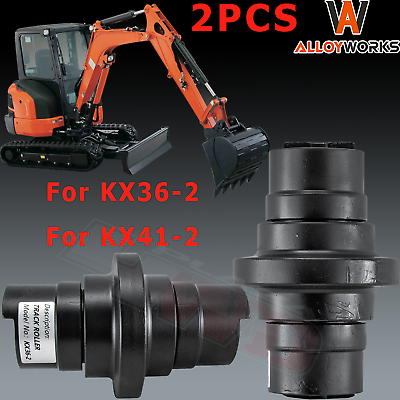 #ad 2PCS Track Roller Bottom Roller For KUBOTA Model KX36 2 KX41 2 Mini Excavator $274.99