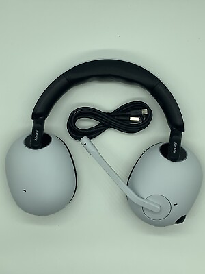 #ad Sony Inzone H9 Wireless Bluetooth Headset WHG900N W White USED WORKING $33.07