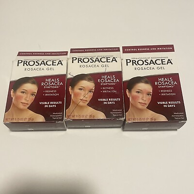 #ad Prosacea Rosacea Multi Symptom Treatment Gel 0.75 oz : 3 pack $34.95