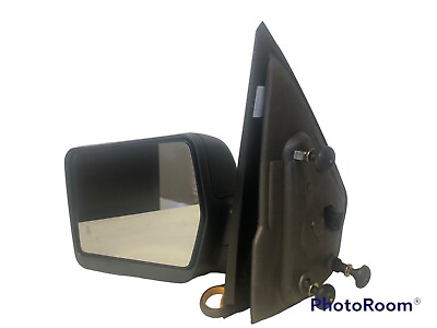 #ad Driver Side Mirror Black Power Heated Signal Puddle Light For 2004 14 Ford F150 $54.00
