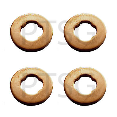 #ad DAF LF 55 FT 55.180 CE 136 C Diesel Injector Copper Washers Seals Set x 4 GBP 9.86