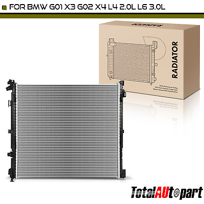 #ad New Radiator without Oil Cooler for BMW X3 G01 2018 2023 X4	G02 19 23 2.0L 3.0L $120.99
