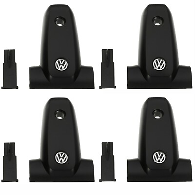 #ad 00 04 VW Volkswagen Jetta Golf Replacement Roof Rack End Caps Set of 4 OEM NEW $39.61