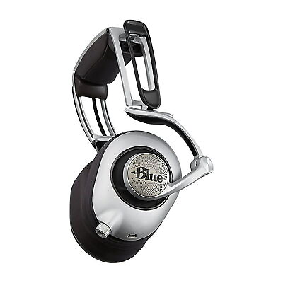 #ad Blue Ella Planar Magnetic Headphones with Built In Audiophile Amp Silver $139.95