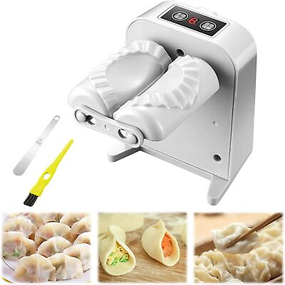 #ad Automatic Electric Dumpling Maker Machine Household Pressing Maker Mould Kitchen $25.99