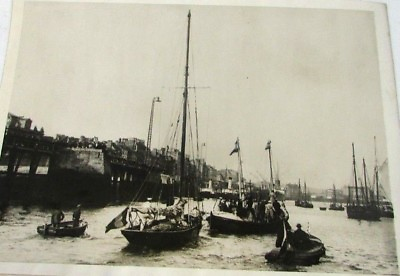 #ad 1929 Press Photo Alain Gerbault Return Havre France Firecrest Circumnavigation $19.50