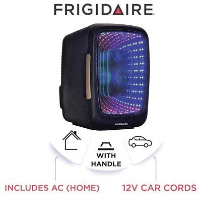 #ad Frigidaire Mini fridge Gaming RGB INFINITY MIRROR Light up Portable MINI FRIDGE $25.99