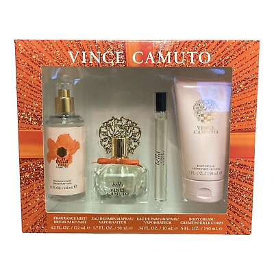 #ad Vince Camuto Bella Eau De Parfum Spray 4 Piece Gift Set $34.29