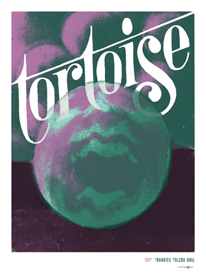 #ad Tortoise June 2010 Limited Edition Gig Poster $34.99