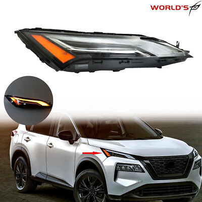 #ad For 2021 2023 Nissan Rogue DRL LED Daytime Running Lights Passenger Right Side $133.74