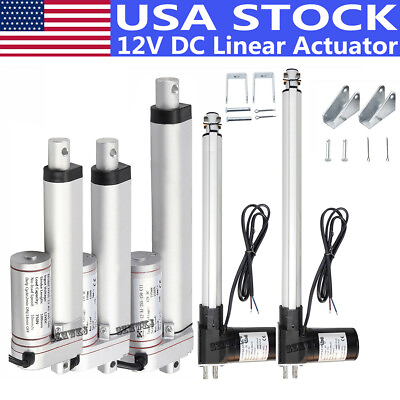 #ad US Heavy Duty Electric 50 450mm DC12V Linear Actuator Motor for RV Auto Car Lift $46.99