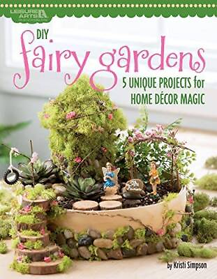 #ad DIY Fairy Gardens: 5 Unique Projects for Home Dcor Magic Paperback GOOD $6.07