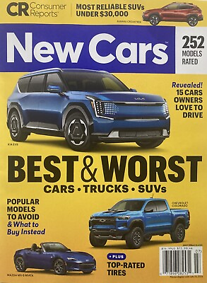 #ad BEST amp; WORST NEW CARS SUVs TRUCKS 2024 CONSUMER REPORTS SPECIAL Magazine NEW $15.00