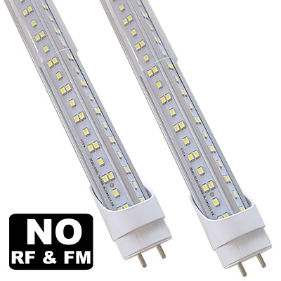 #ad T8 4FT LED Tube Light Bulb 72W G13 Bi Pin T8 4 Foot LED Shop Lights 48quot; NO RF FM $125.99