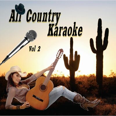 #ad KARAOKE CDG ALL COUNTRY VOL 2 NEW 16 TRACKS COMES IN PLASTIC w PRINT $7.99