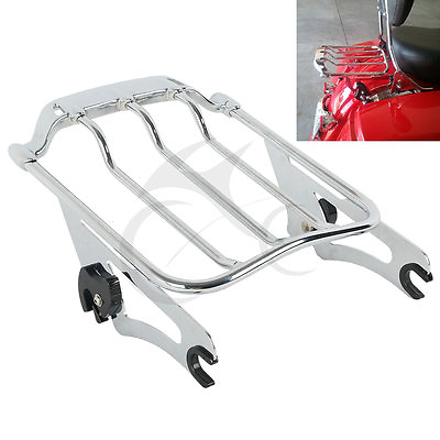 #ad Two Up Luggage Rack Fit For Harley Touring Electra Road Glide 2009 2020 Air Wing $41.50