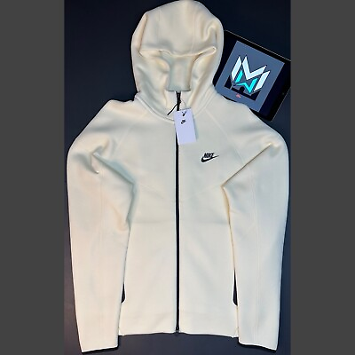#ad Nike Tech Fleece Windrunner Full Zip Hoodie Coconut Milk FB7921 113 Men’s XL $84.00