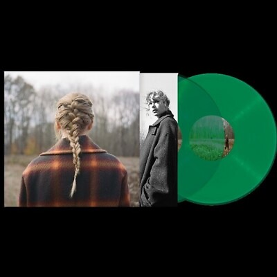 #ad Taylor Swift Evermore New Vinyl LP Explicit Green Bonus Tracks Colored Vi $28.96