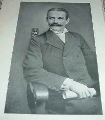 #ad 1904 Antique Print JOHN L STODDARD Portrait American Writer $50.00