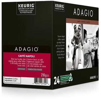 #ad #ad Keurig Caffè Napoli K Cup Recyclable Pods Box of 24 K Cup KEU8627924 $29.74