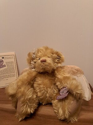 #ad Annette Funicello Bear Co Angel Wings COA In Box Blossom 11” $17.90