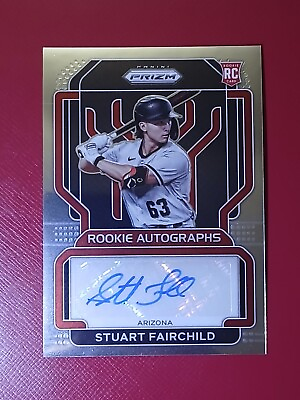 #ad Stuart Fairchild RC Auto 2022 Prizm Baseball RC Autographs #RA SF Diamondbacks $7.50