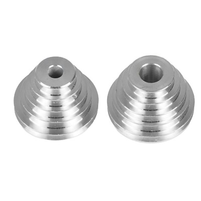 #ad Aluminum Transmission Wheel 14mm and 22mm Pagoda Pulley Wheel for Drill Press $16.21