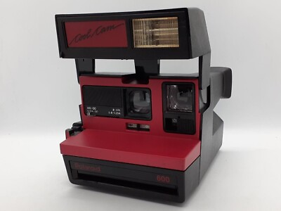 #ad Polaroid Cool Cam 600 Black amp; Red Instant Film Camera $69.00
