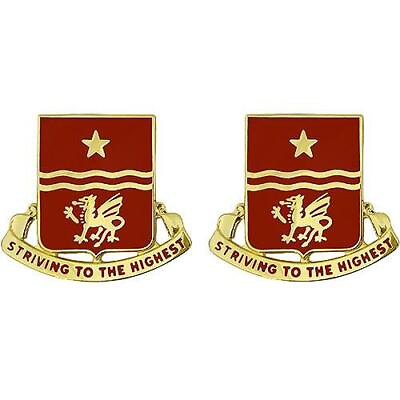 #ad 30th Field Artillery US Army Unit Crest pair $14.50