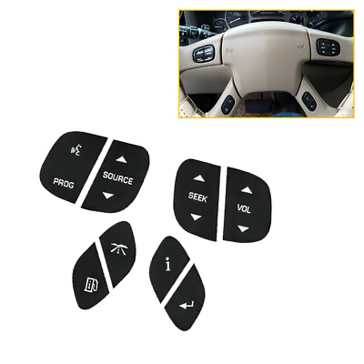 #ad 4X LED Light Steering Wheel Radio Volume Control Switch Button For Silverado GMC $9.99