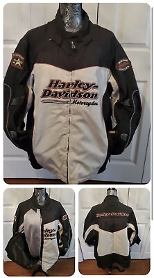 #ad harley davidson womans 2x switchback riding jacket $180.00