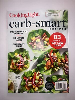 #ad Cooking Light Magazine 2023 Carb Smart Recipes 83 Ways To Eat Low Carb NEW $10.00
