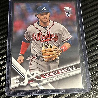 #ad 2017 Topps New Era Dansby Swanson #5 Rookie RC Braves Cubs Image Variations $2.25