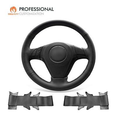 #ad MEWANT Real Leather Steering Wheel Cover for Mazda 3 Mazda 6 Mazda 5 MAZDASPEED6 AU $89.90