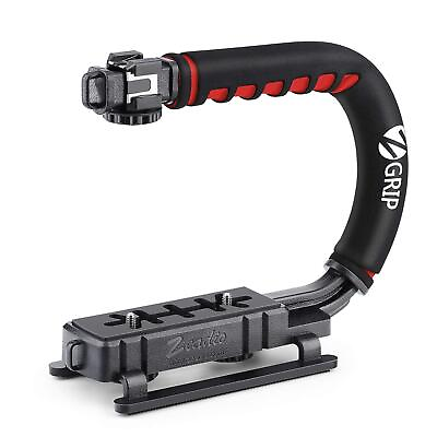 #ad Video Action Stabilizing Handle Grip Handheld Stabilizer with Hot Shoe Mount ... $28.40