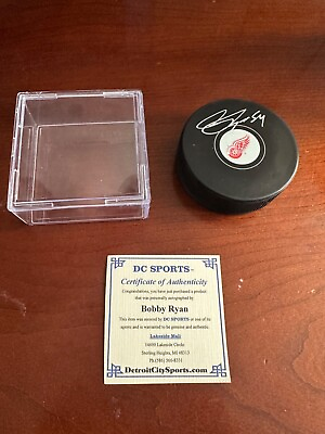 #ad Bobby Ryan #54 Autographed Detroit Red Wings Hockey Puck $32.00