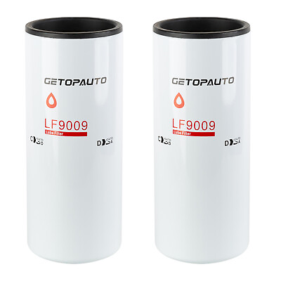 #ad 2 Pcs New Oil Filter Fits For Cummins Engines P553000 LF9009 3401544 FTECXLF7000 $55.99