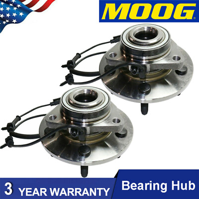 #ad 2pc MOOG for 2012 2013 2014 2018 Dodge Ram 1500 Front Wheel Bearing Hub Assembly $200.32