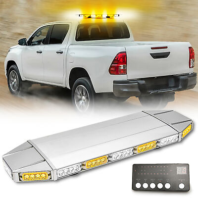 #ad 27quot; 64LED Emergency Warning Strobe Light Bar Aluminium Beacon Tow Truck Response $154.99