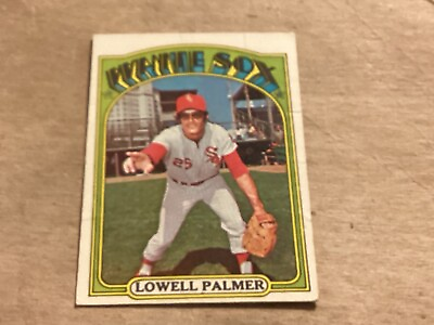 #ad 1972 Topps High Number #746 Lowell Palmer Very Good Great Corners $4.99