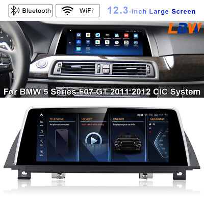 #ad 12.3quot; Car Headunit GPS Unit Carplay For BMW 5 Series F07 GT 2011 2012 CIC System $575.10